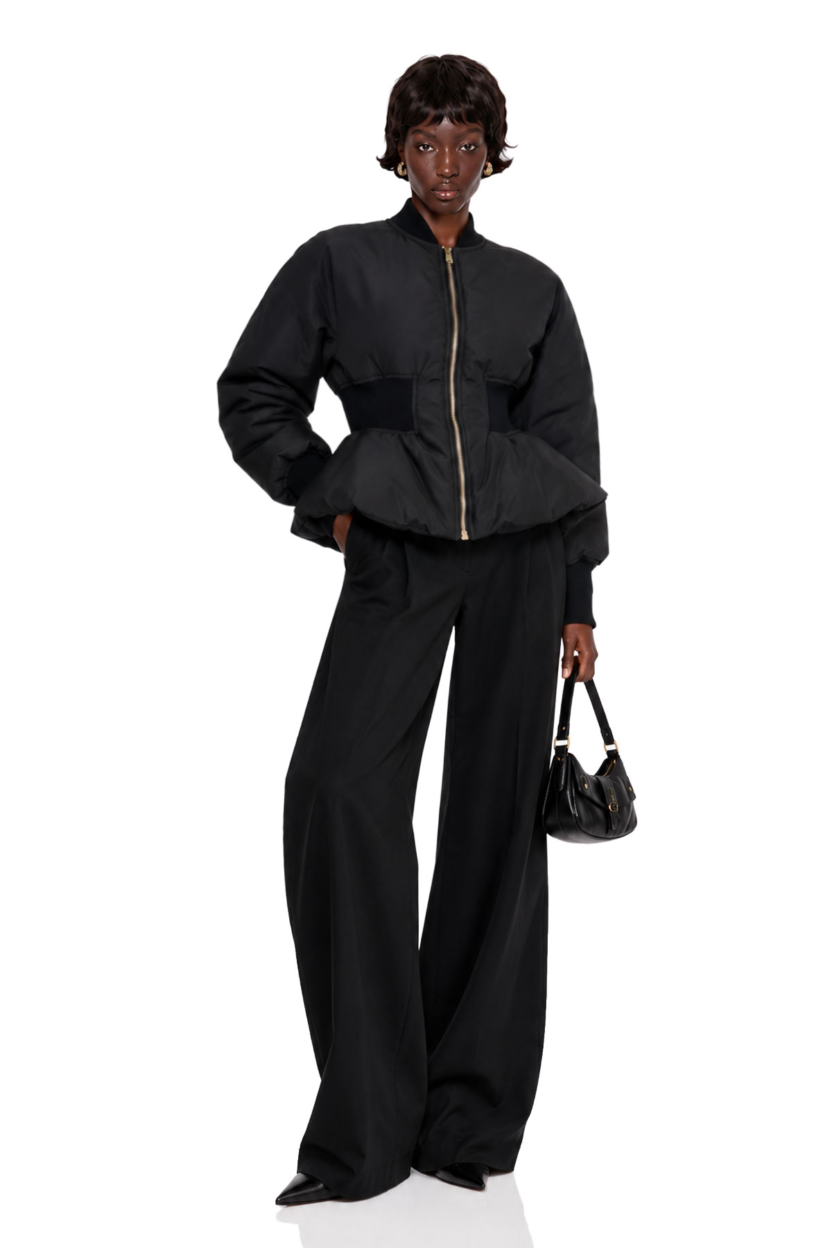 Alaia Balloon Sleeve Puffy Jacket