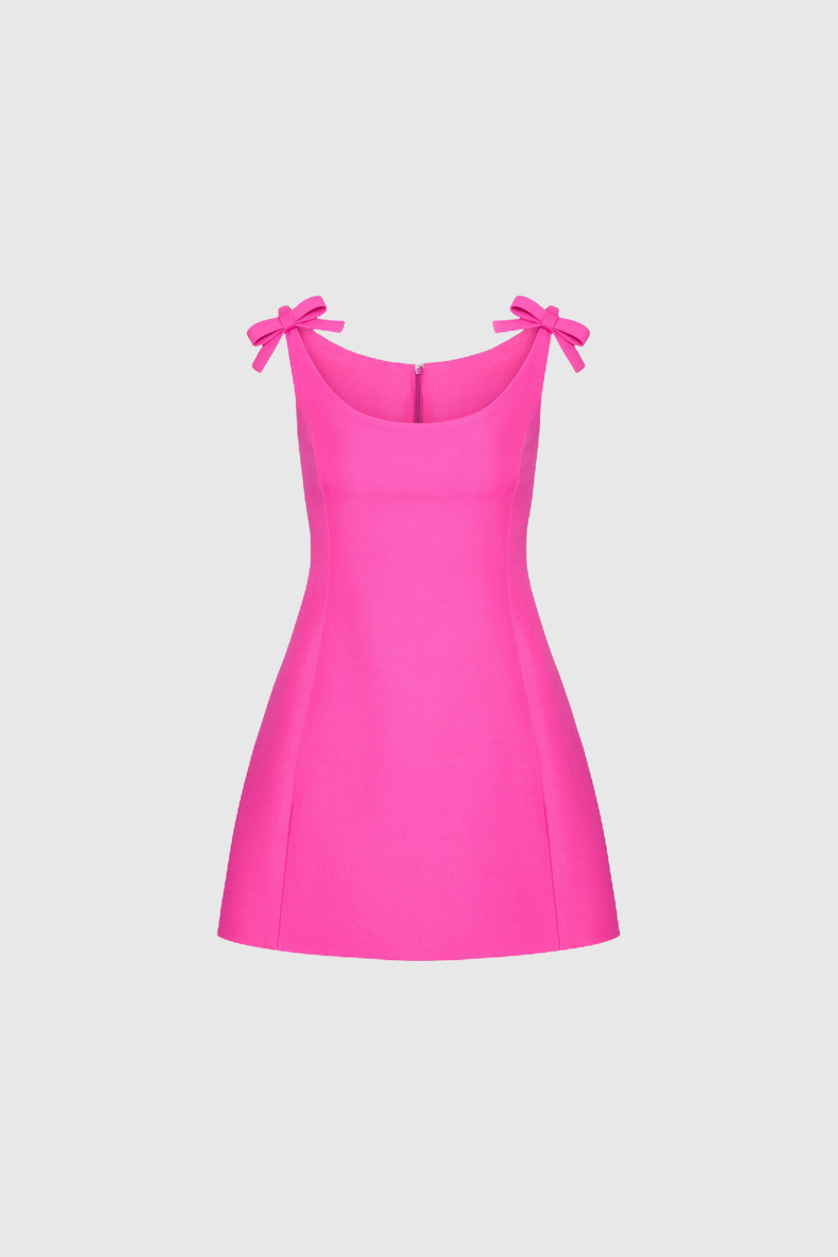 Amaziah Bow Sleeveless Mini Dress