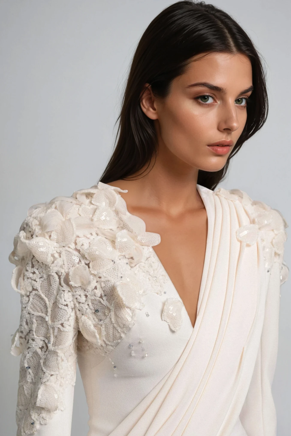 Ambroise Flower Fringe Maxi Dress