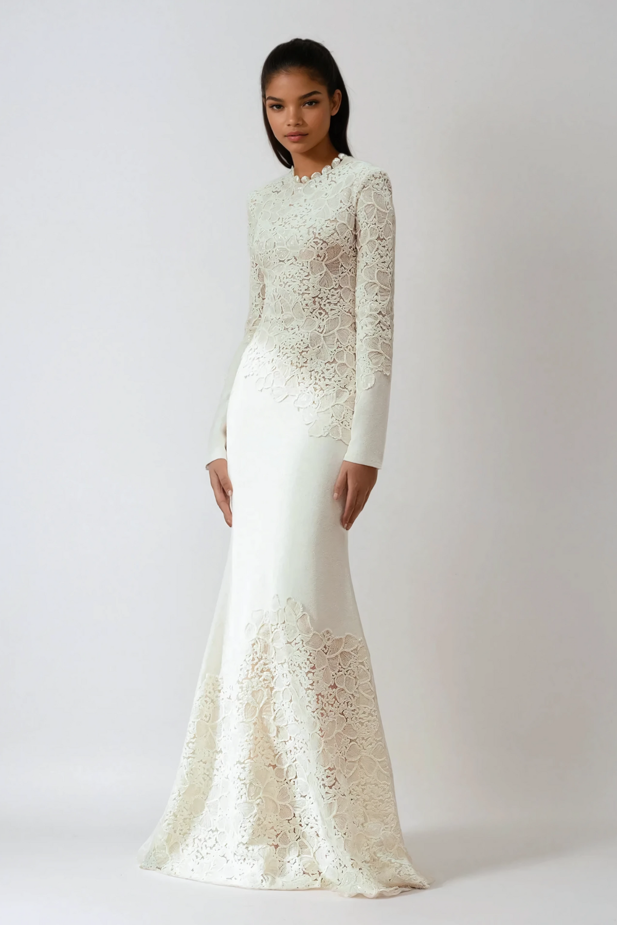 Ambroise Embroidered Sequin Maxi Dress