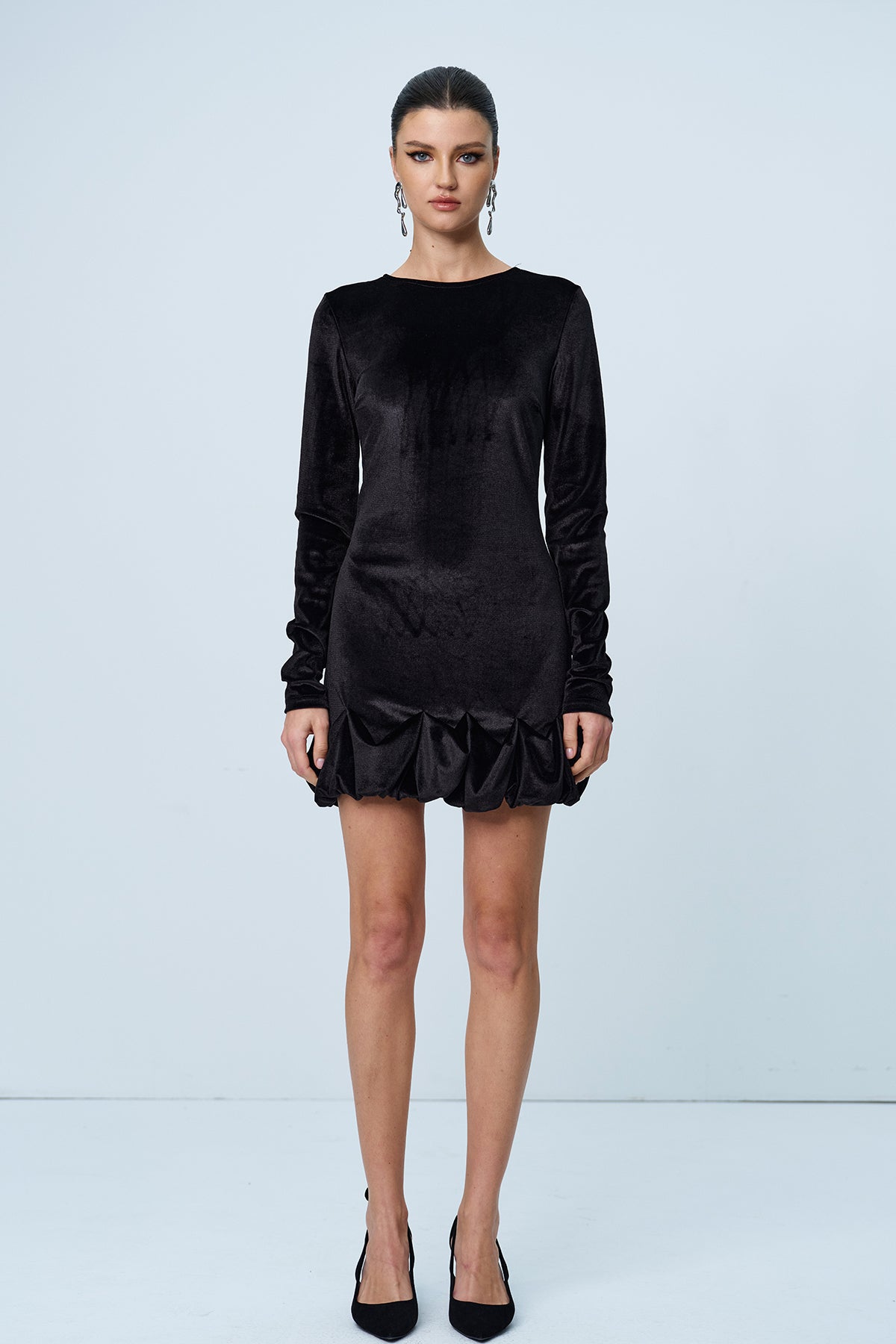 Ameera Ruffle Bodycon Mini Dress