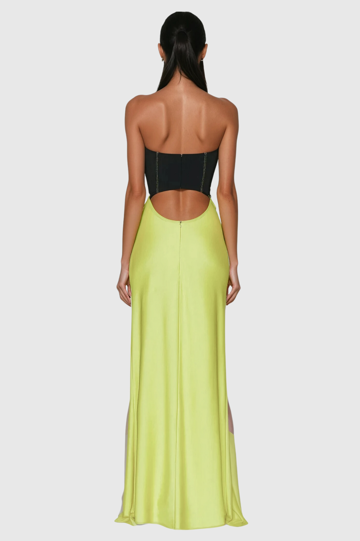 Anemoon Strapless Cutout Maxi Dress