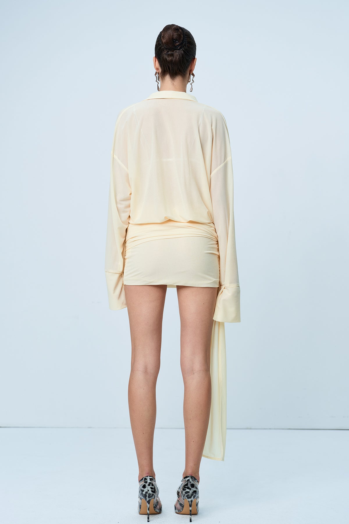 Anik Ruch Mesh Mini Dress