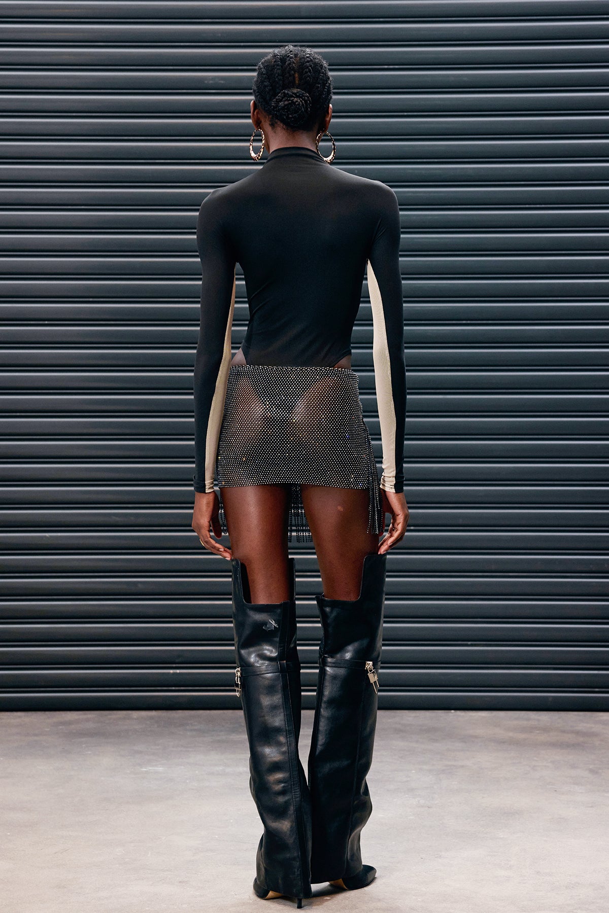 Antonella Mesh Bodycon Bodysuit