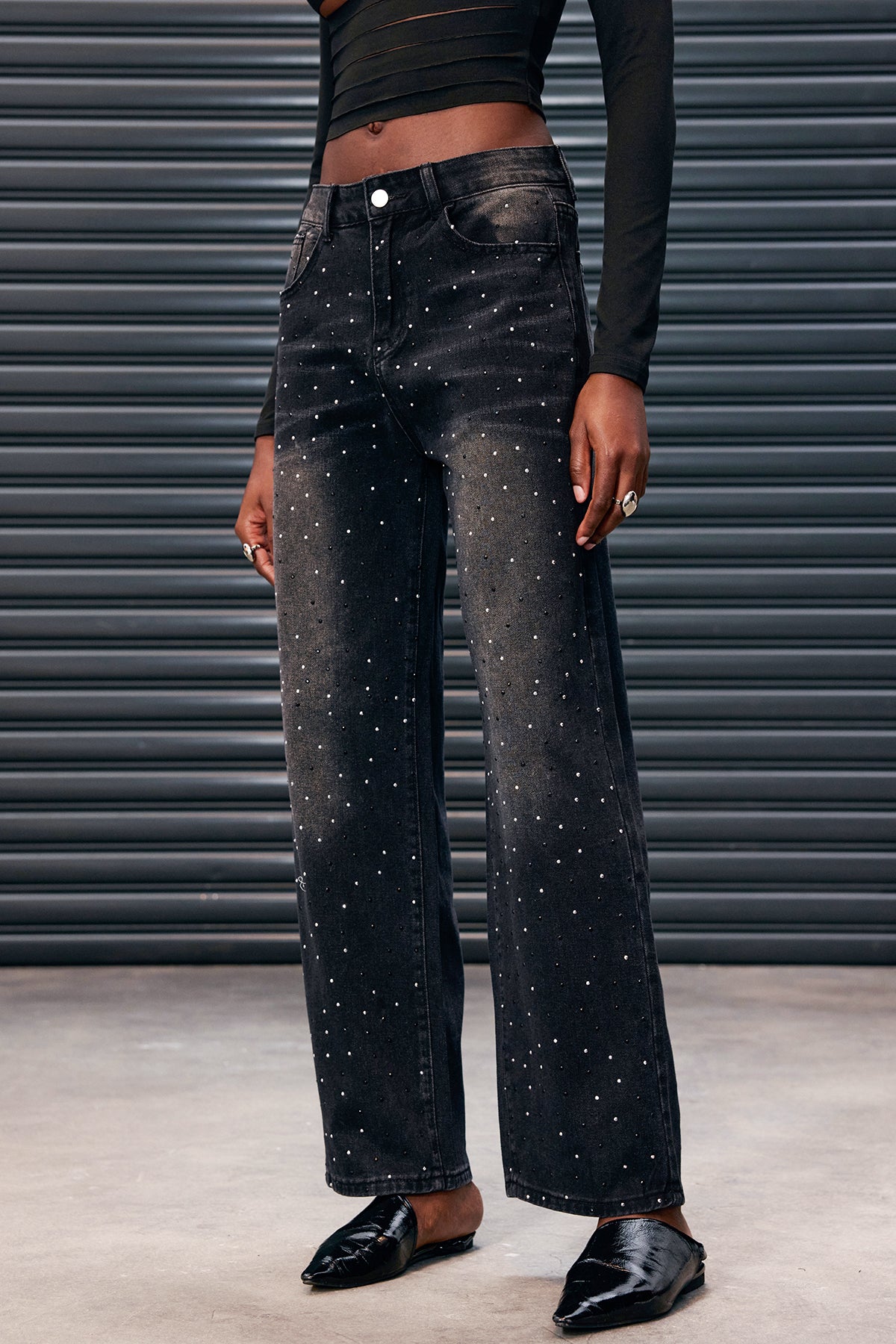 Antoniya Rhinestone Hayley Jeans