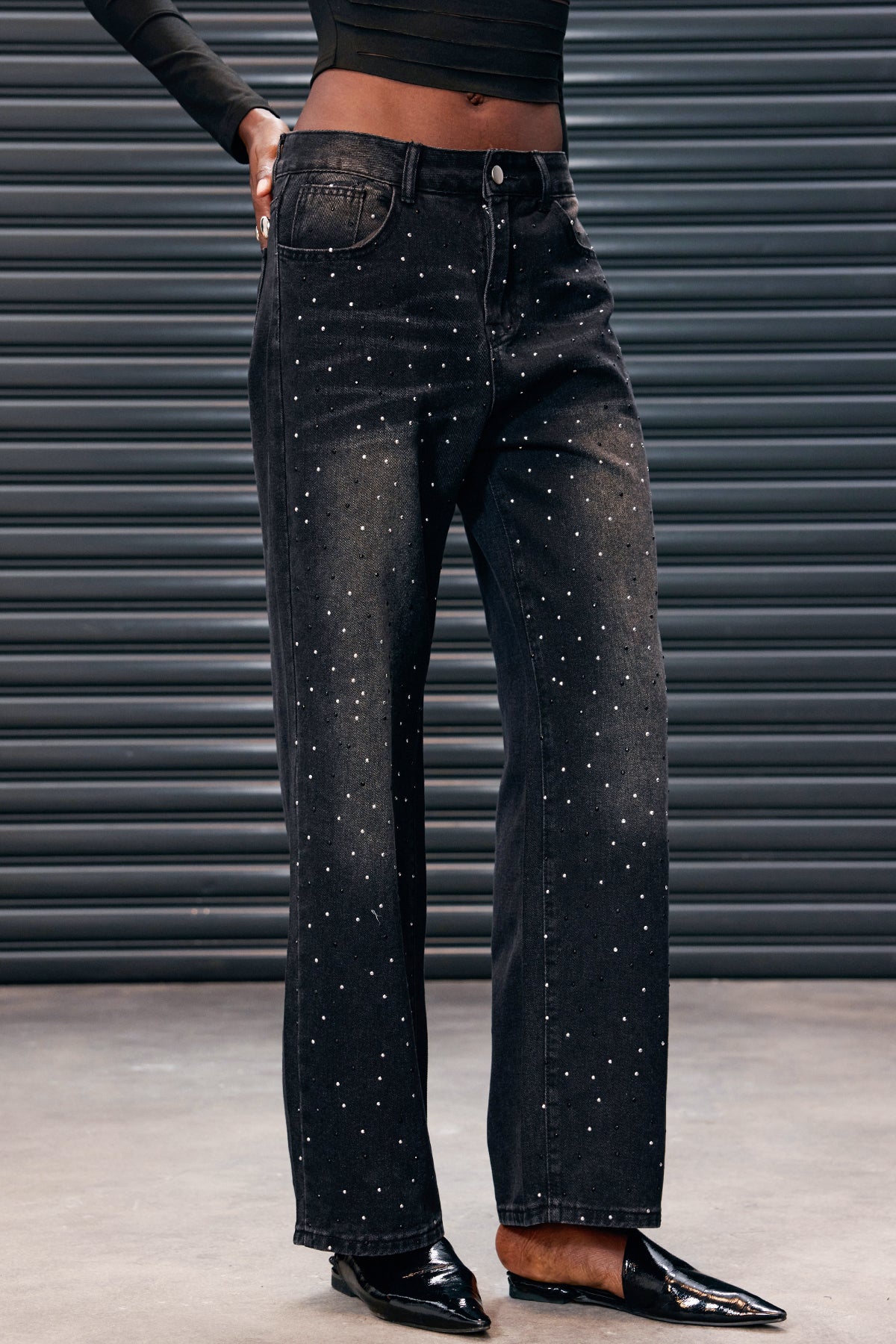 Antoniya Rhinestone Hayley Jeans