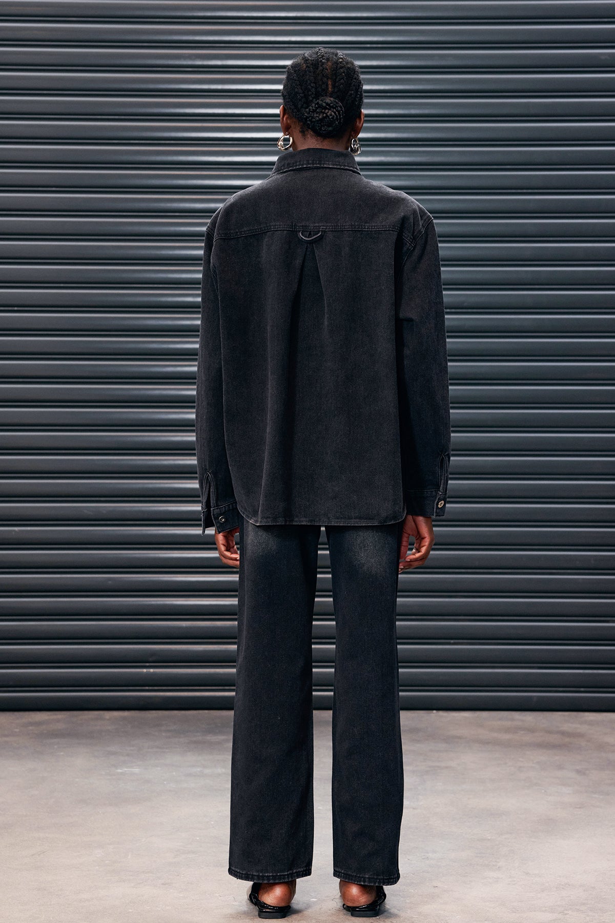 Antony Deconstruct Button Denim Jacket In Black