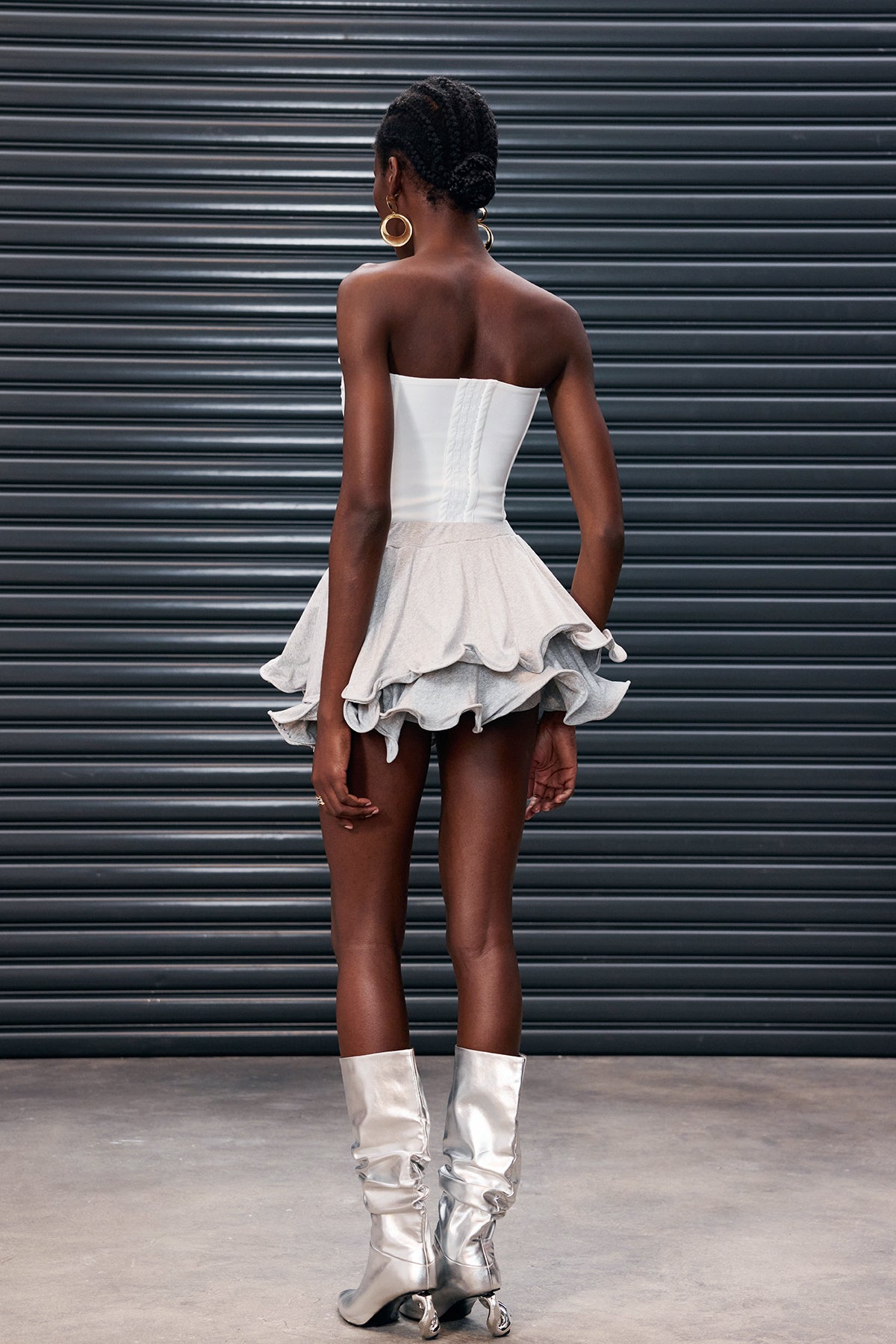 Anwen Strapless Corset Tie Top