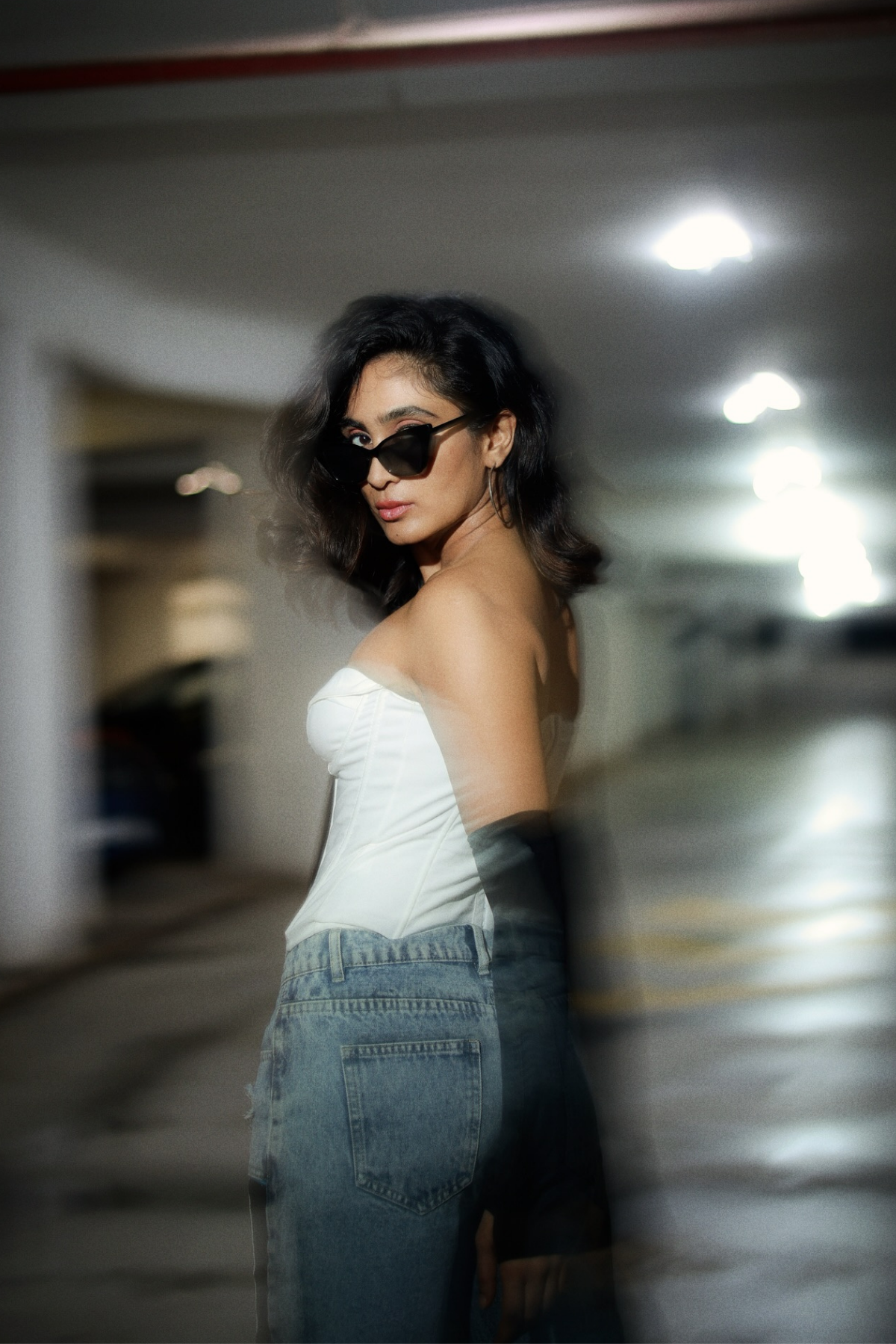 Anwen Strapless Corset Tie Top