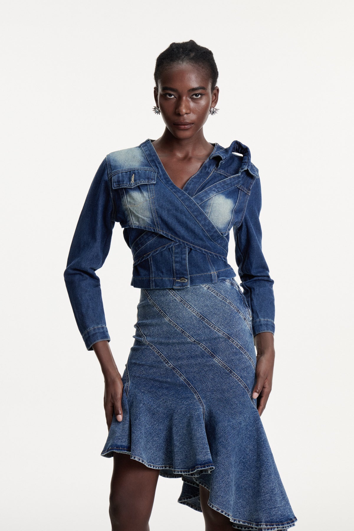 Araya Lace Up Cross Jacket