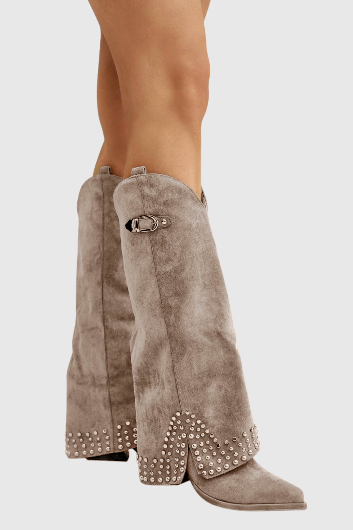 Ariamir Studded Suede Boots