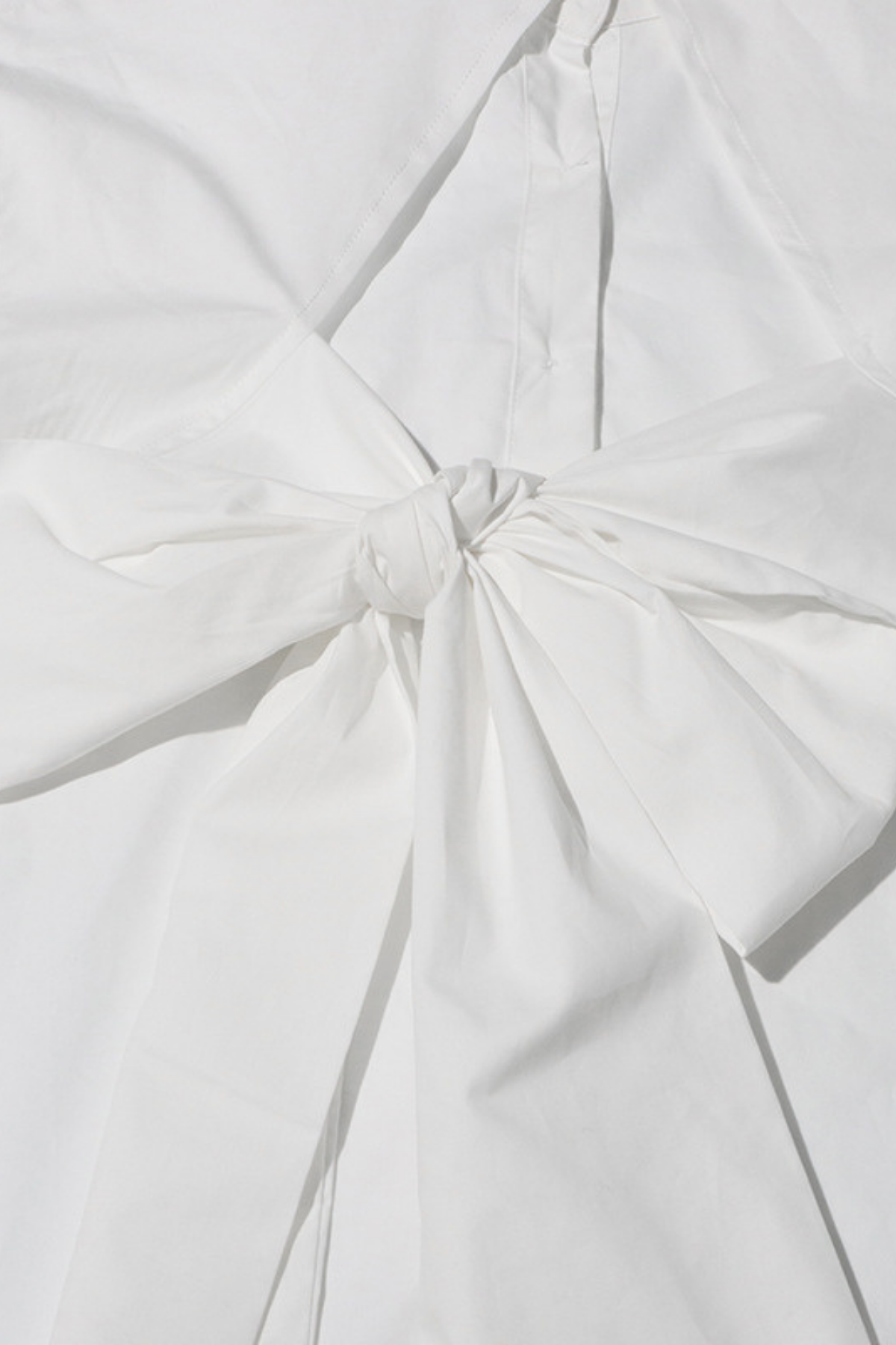 Artemis Lace Up Bow Cutout Shirt