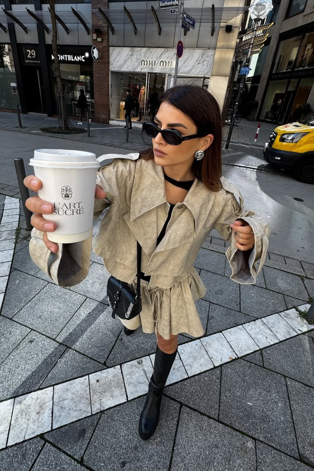 Aylani Camouflage Print Deconstruct Skirt Set