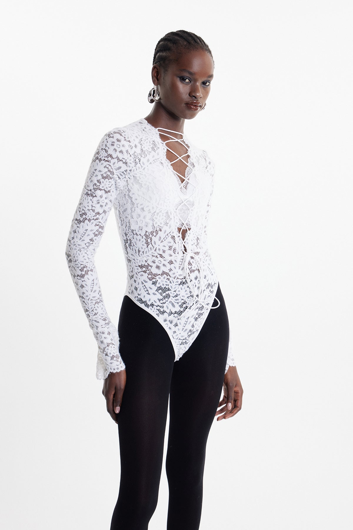 Babirye Plunge Lace Bodysuit