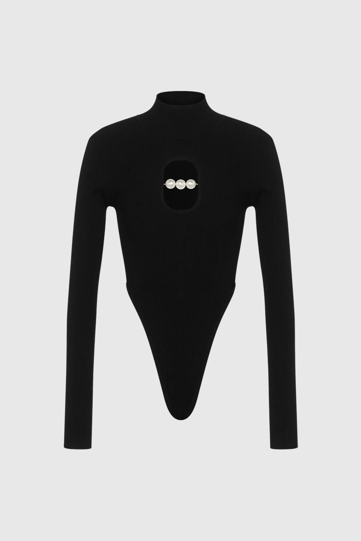 Ballari Cutout Pearl Bodycon Bodysuit
