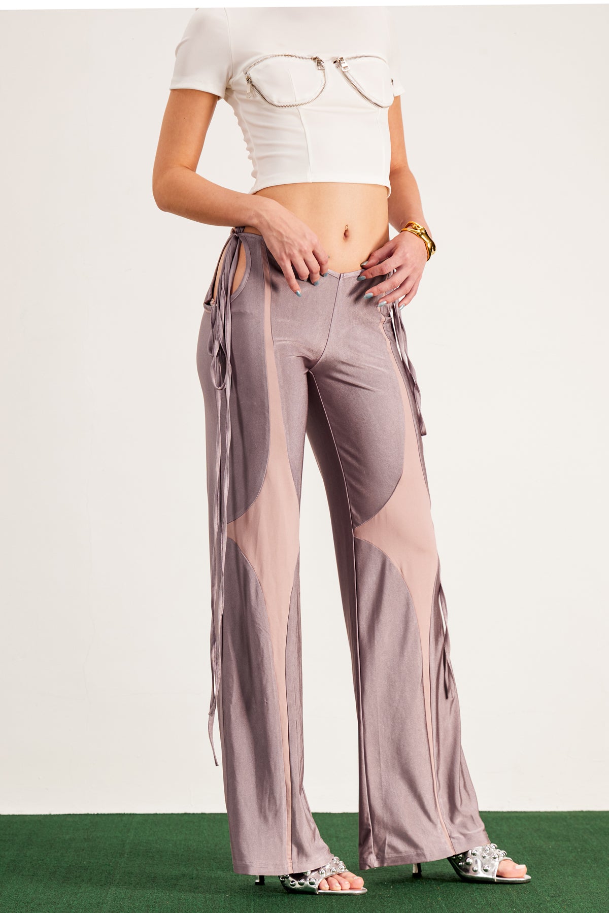 Bandar Deconstruct Satin Pants