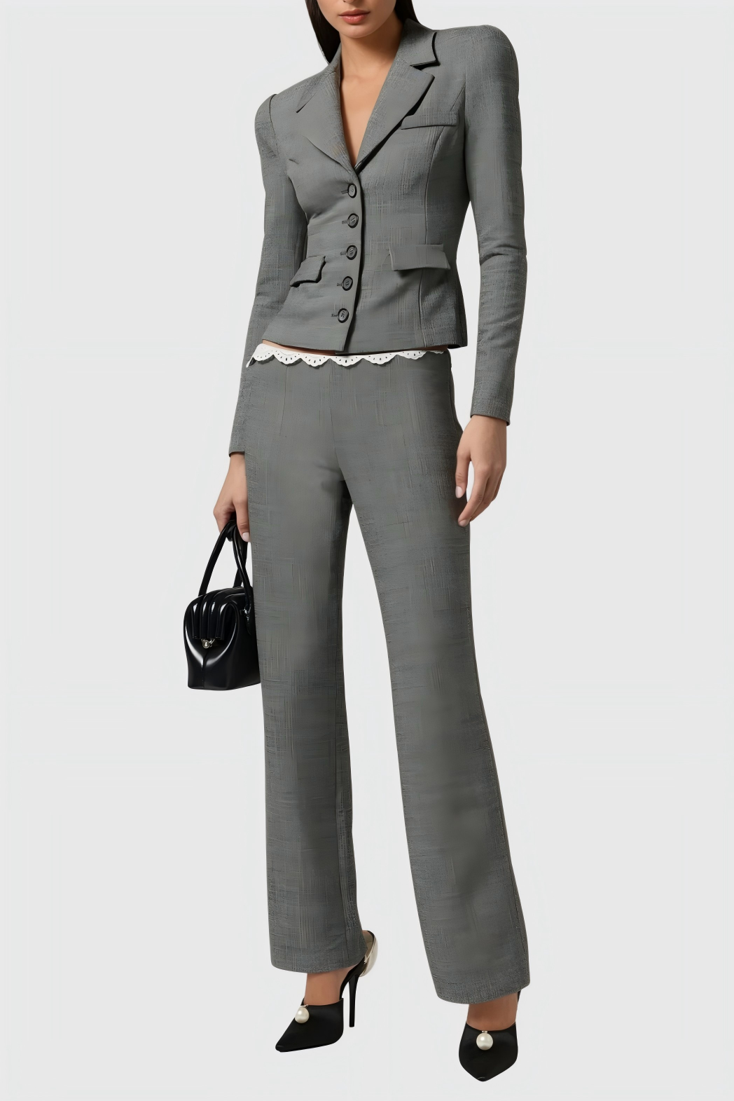 Behnam Lace Pants Set