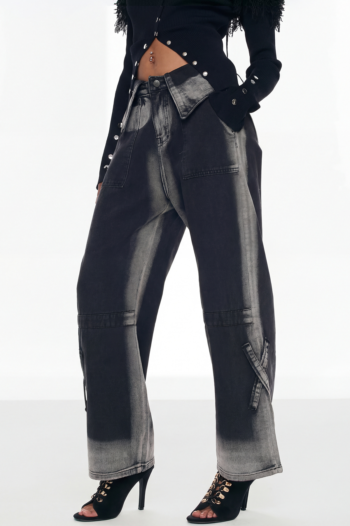 Benito Hayley Lapel Jeans