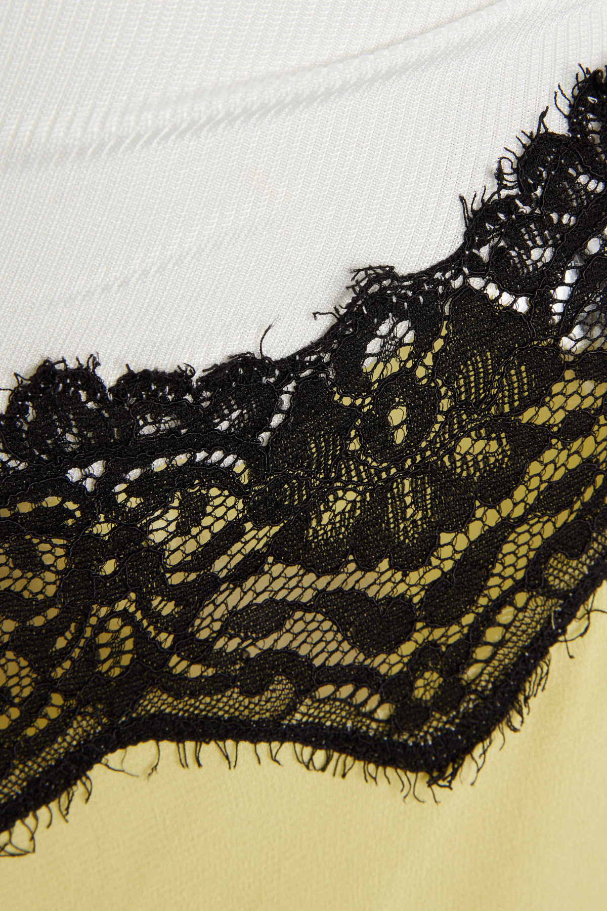 Bess Deconstruct Asymmetric Lace Midi Dress