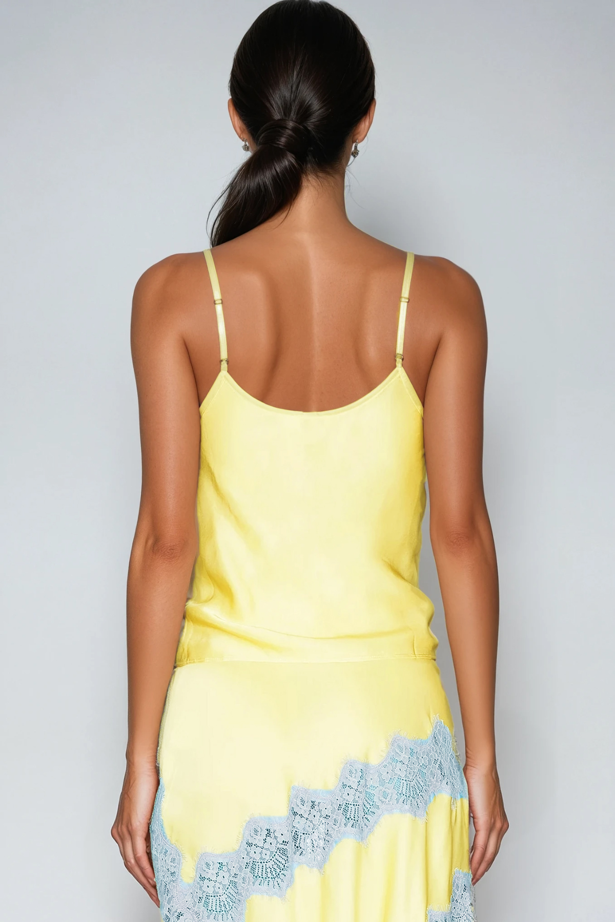 Bess Spaghetti Lace Skirt Set