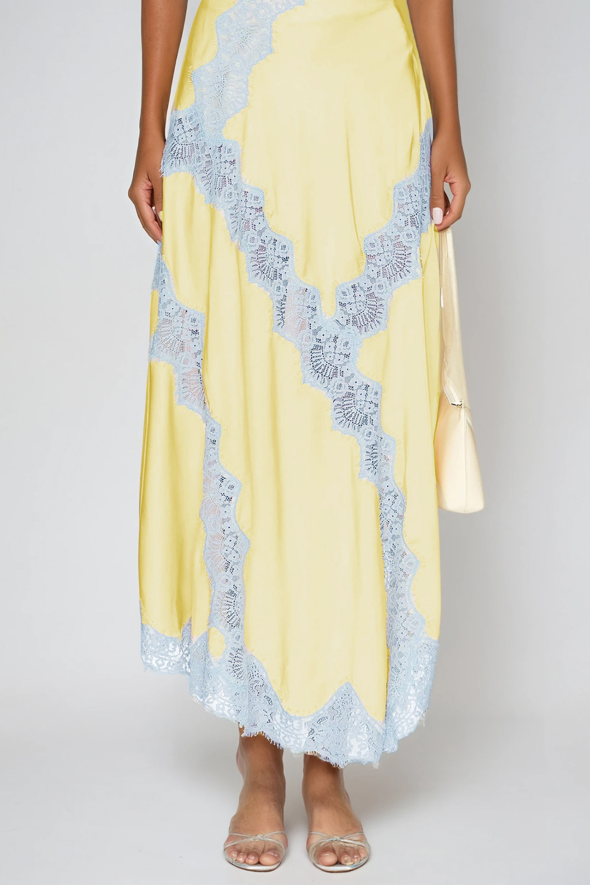 Bess Spaghetti Lace Skirt Set