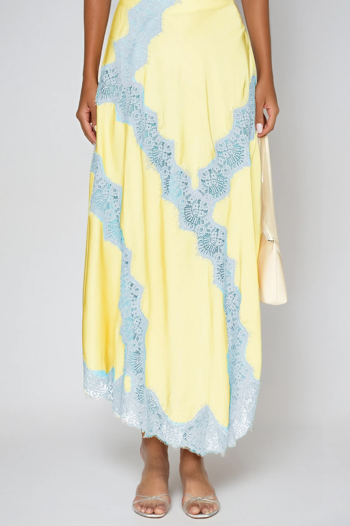 Bess Spaghetti Lace Skirt Set