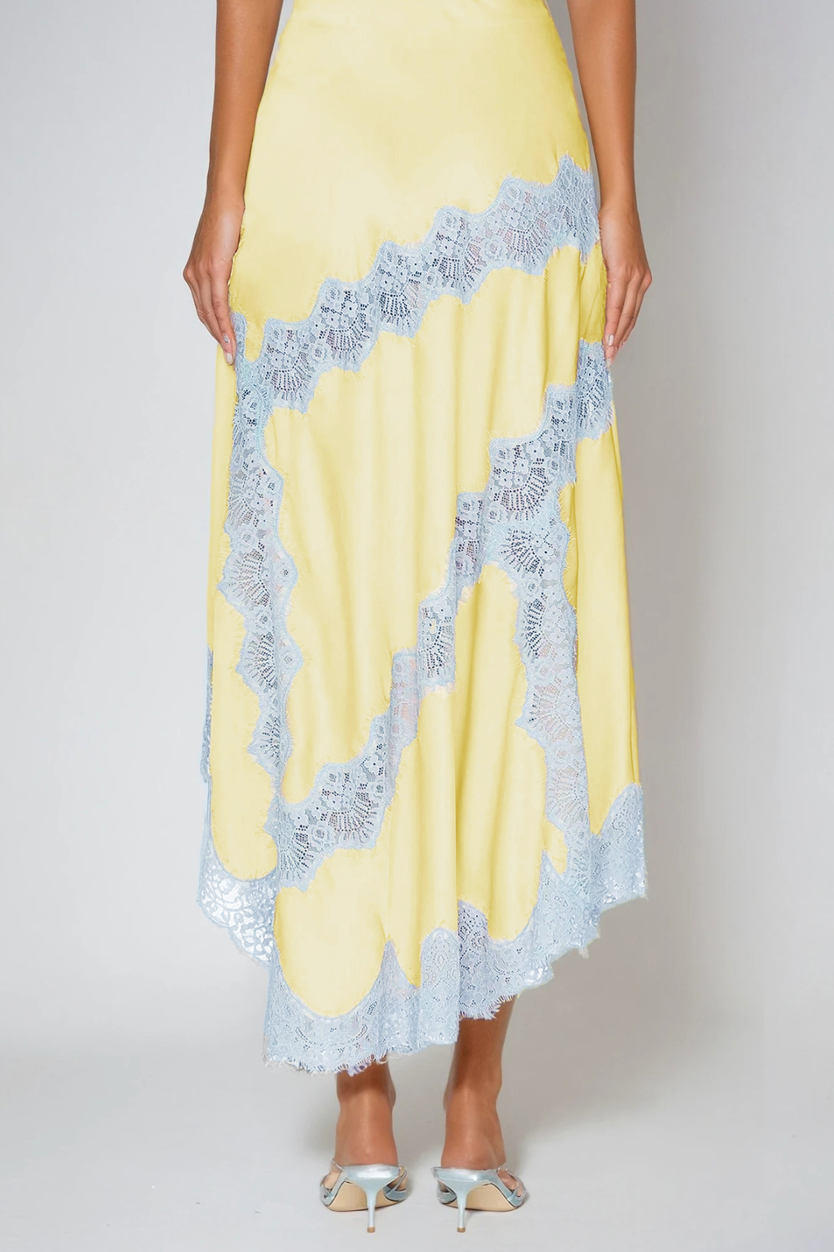 Bess Spaghetti Lace Skirt Set