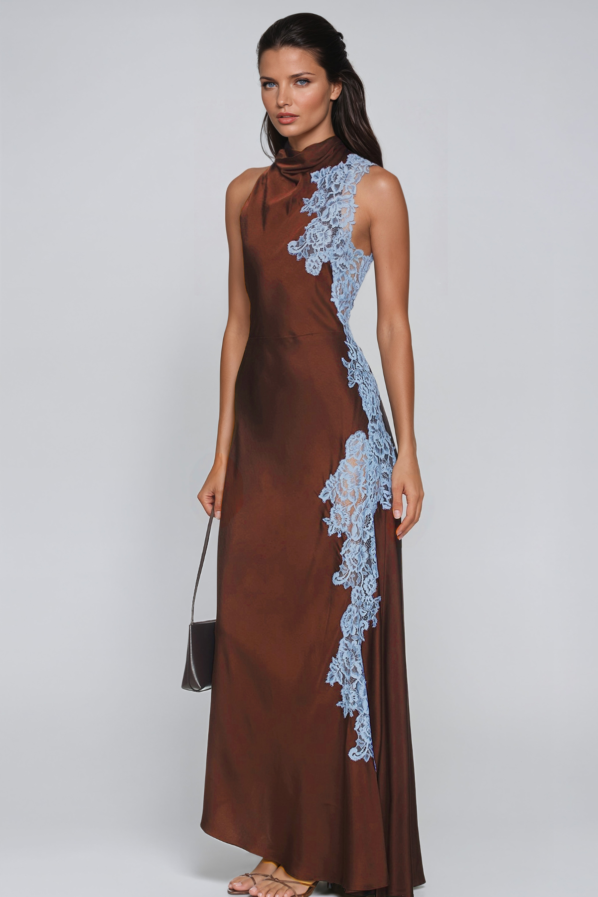 Bess Tank Top Lace Maxi Dress