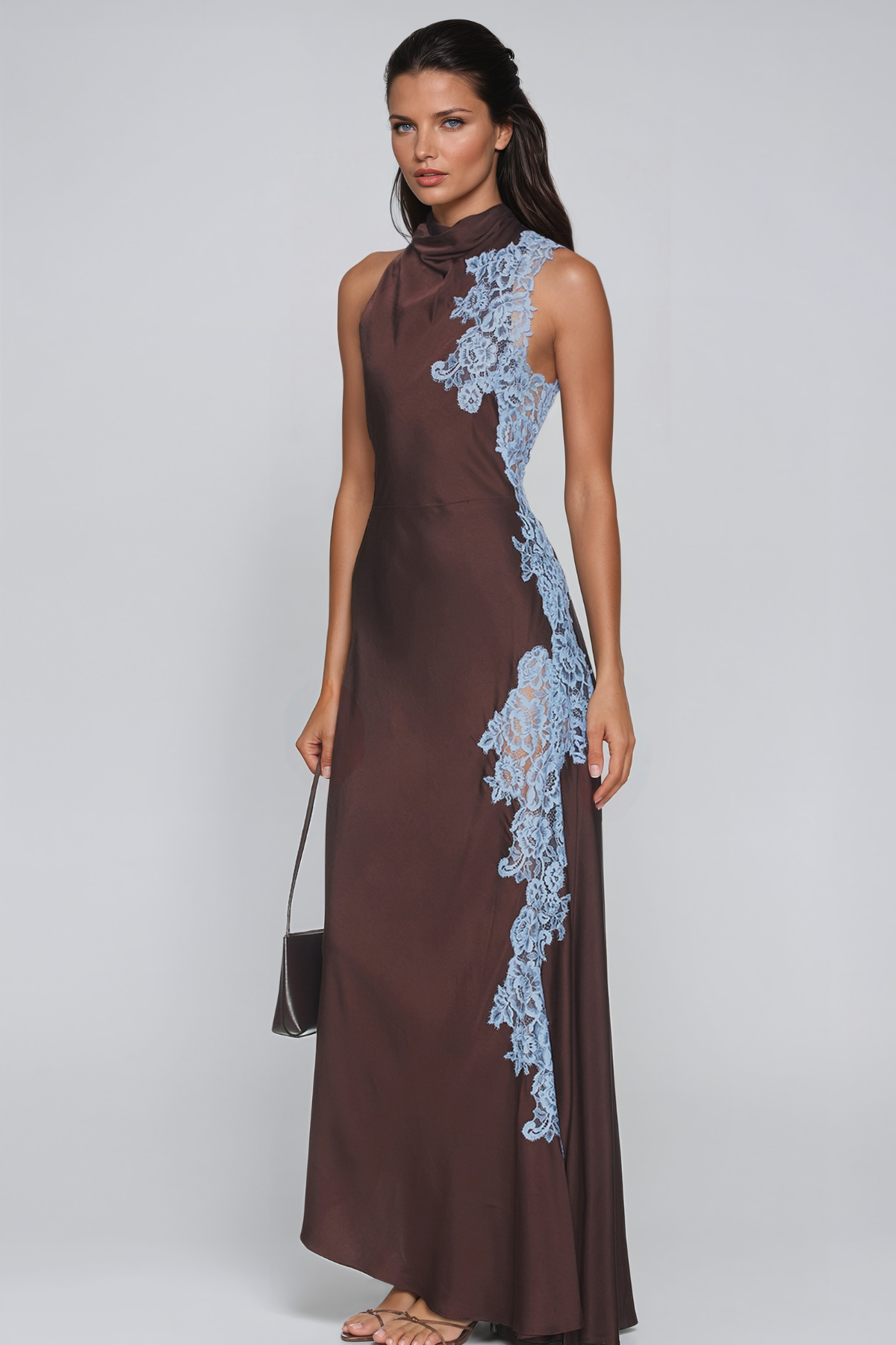Bess Tank Top Lace Maxi Dress