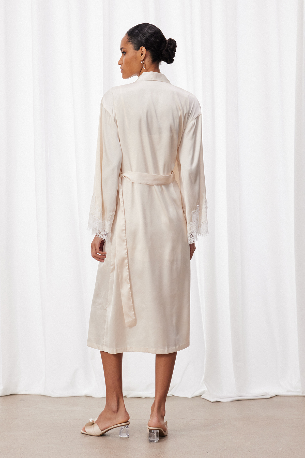 Bess Two Piece Satin Mini Dress