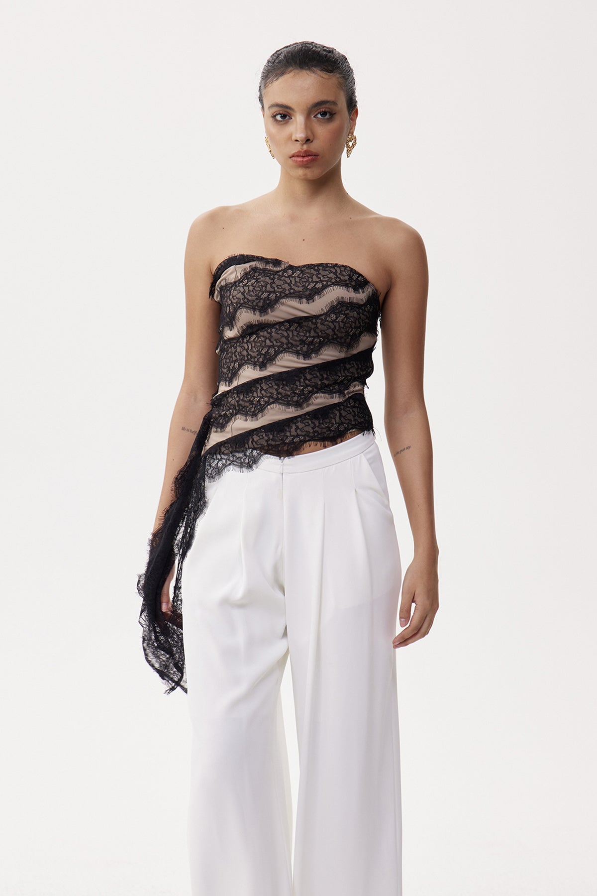 Bess Strapless Lace Top
