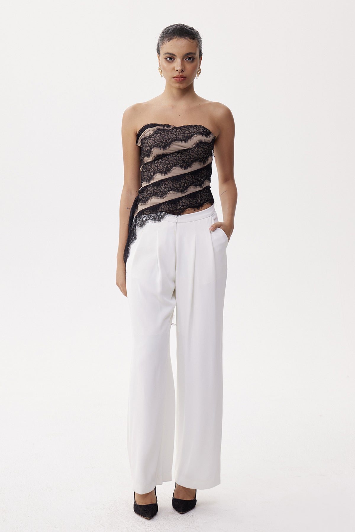 Bess Strapless Lace Top
