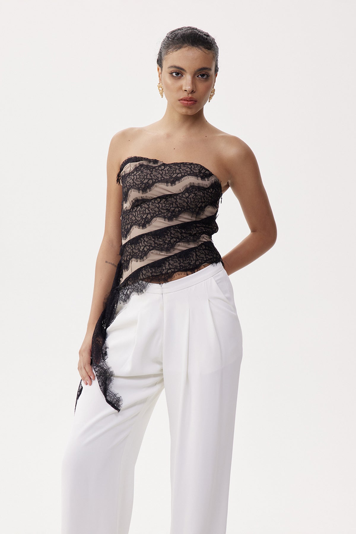 Bess Strapless Lace Top