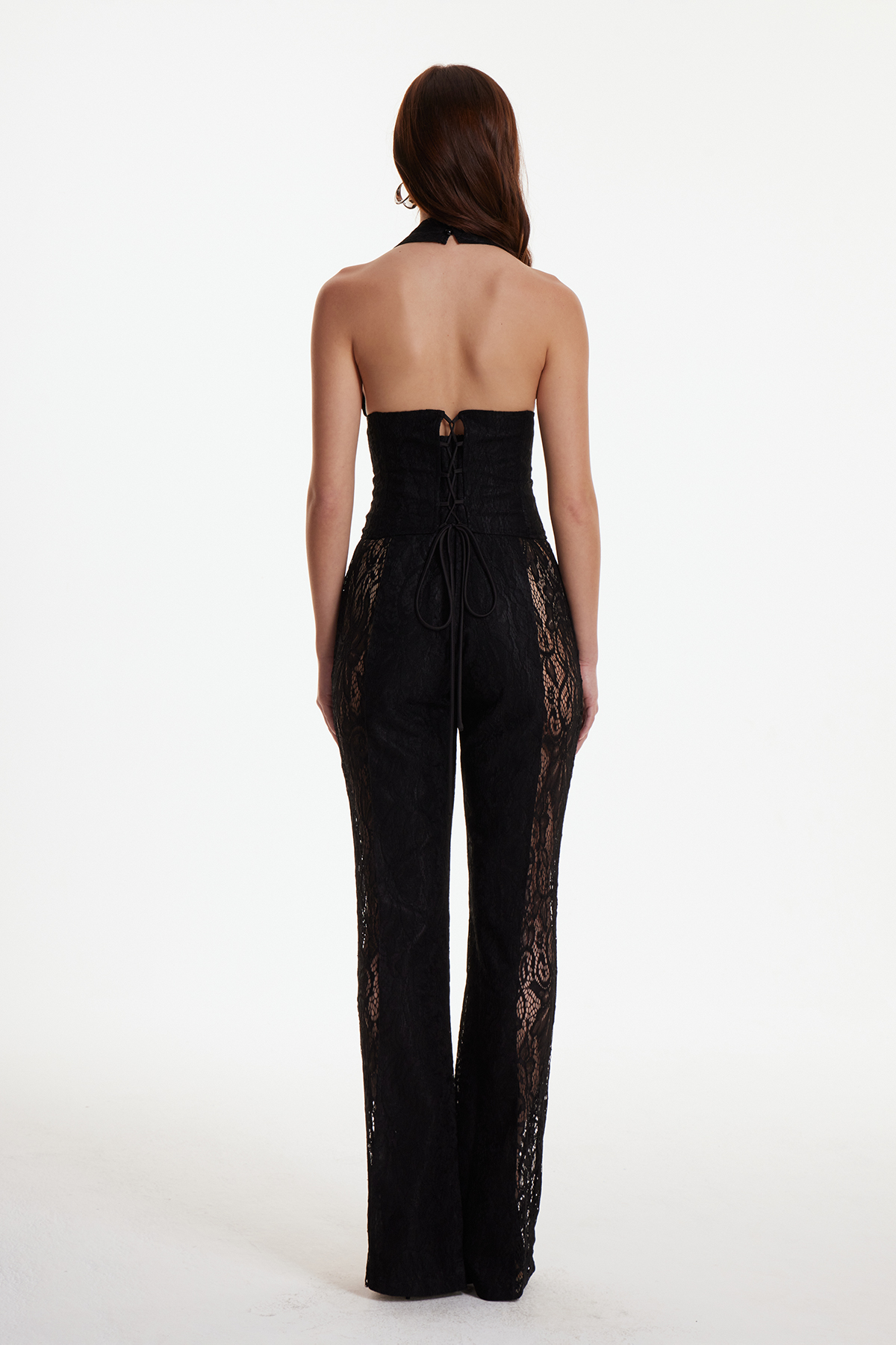 Bethan Lace Plunge Cutout Jumpsuit