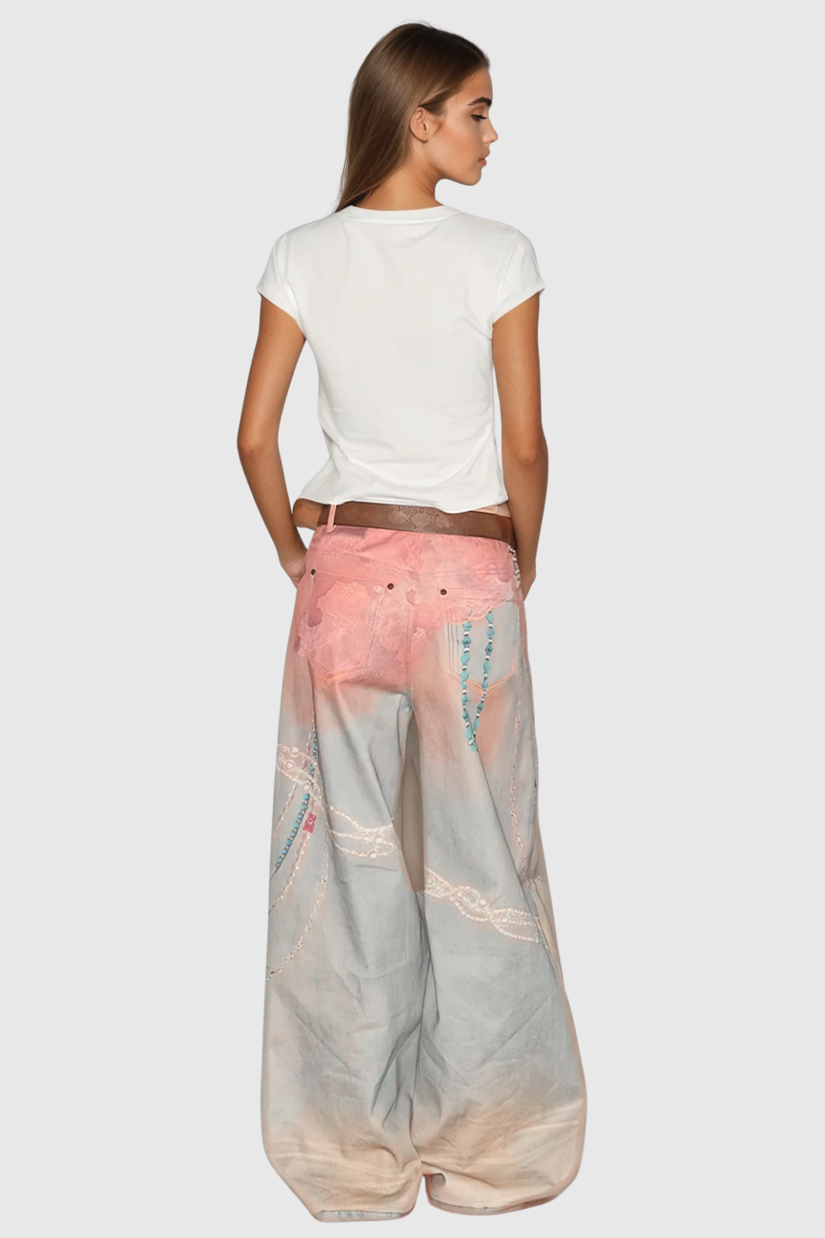 Bilqis Bow Print Jeans