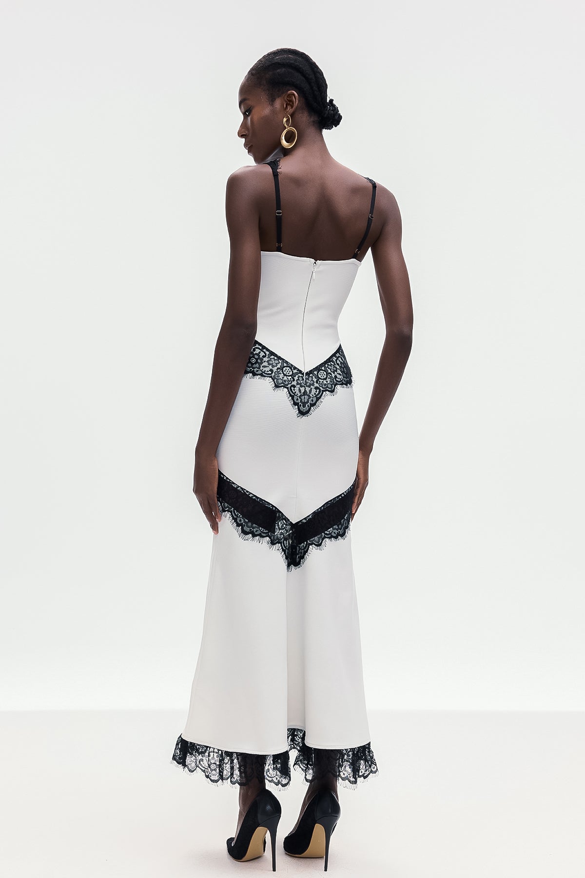 Bohort Lace Sleeveless Maxi Dress