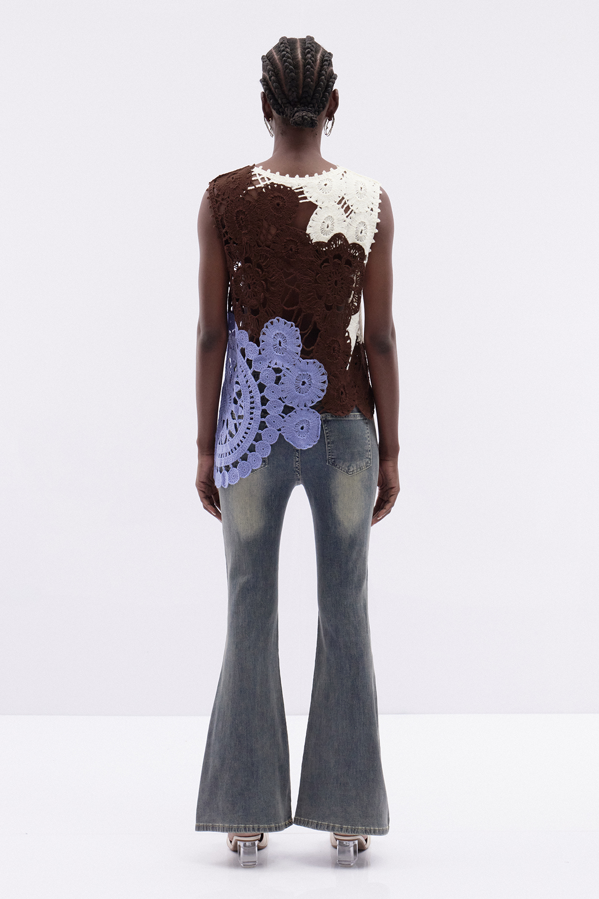 Boitumelo Butterfly Flower Cutout Jeans