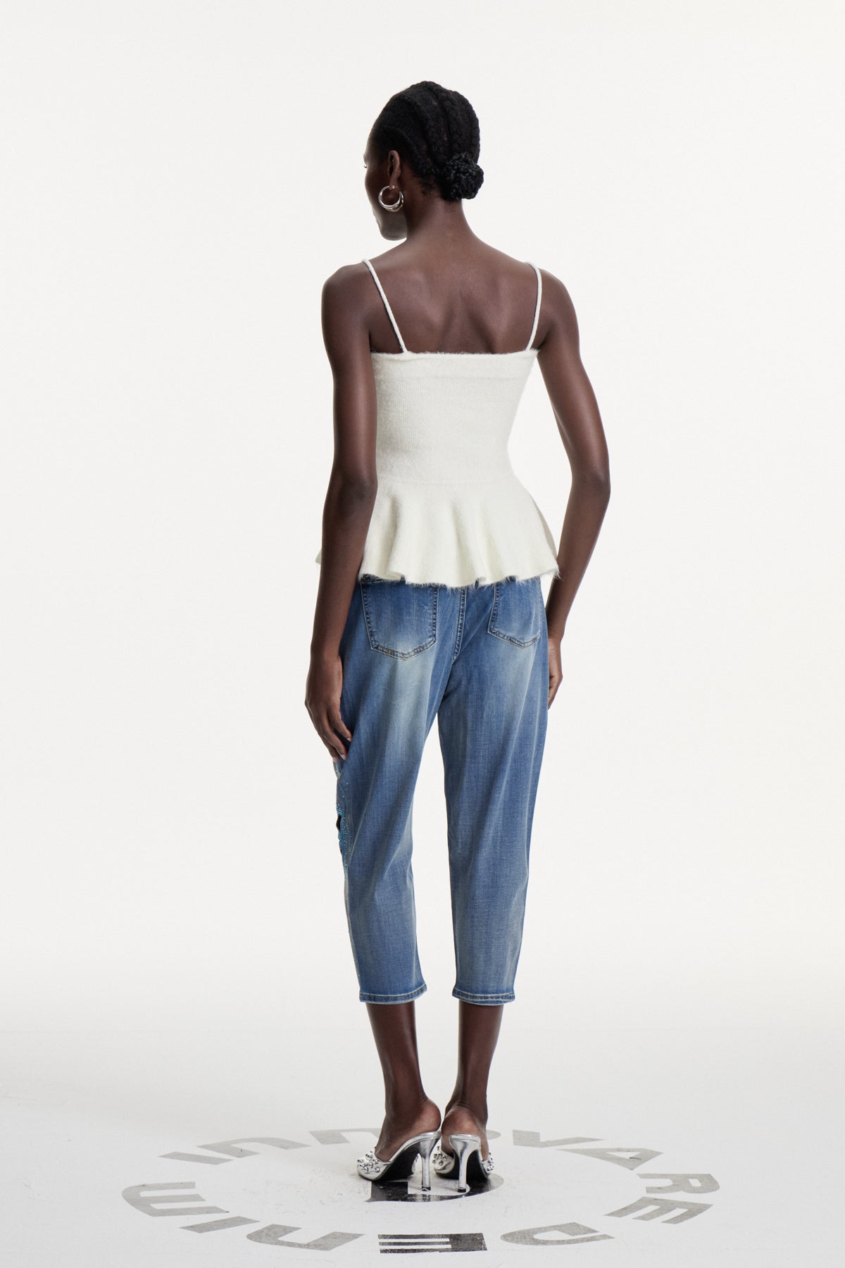 Boitumelo Cutout Flower Jeans