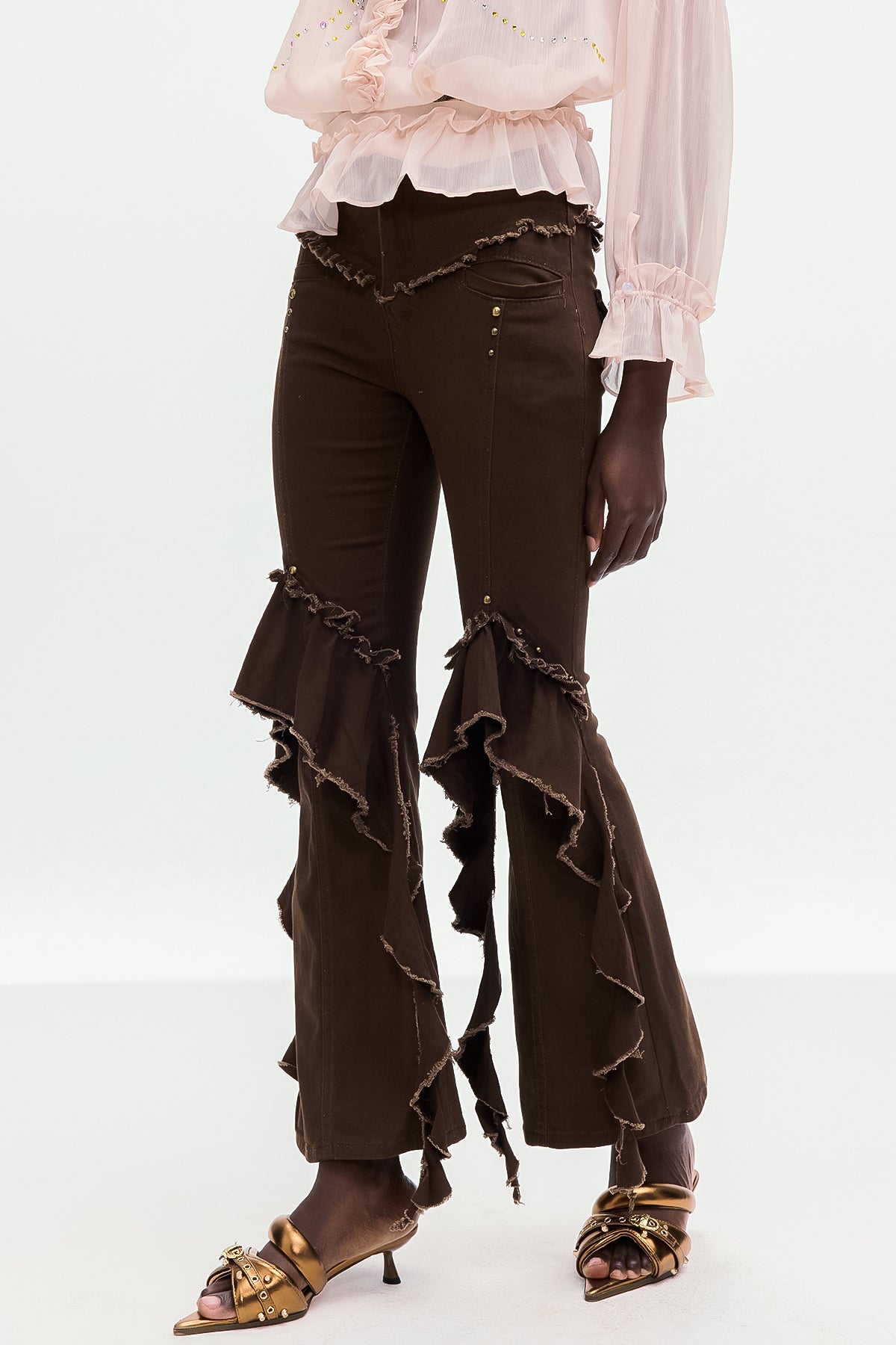 Bomilcar Fringe Bootcut Jeans