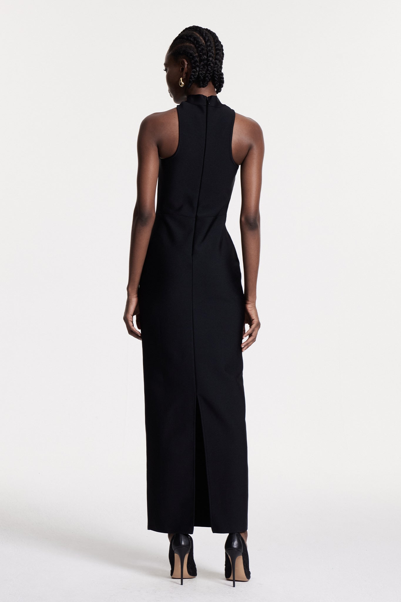 Borivoje Halter Neck Maxi Dress