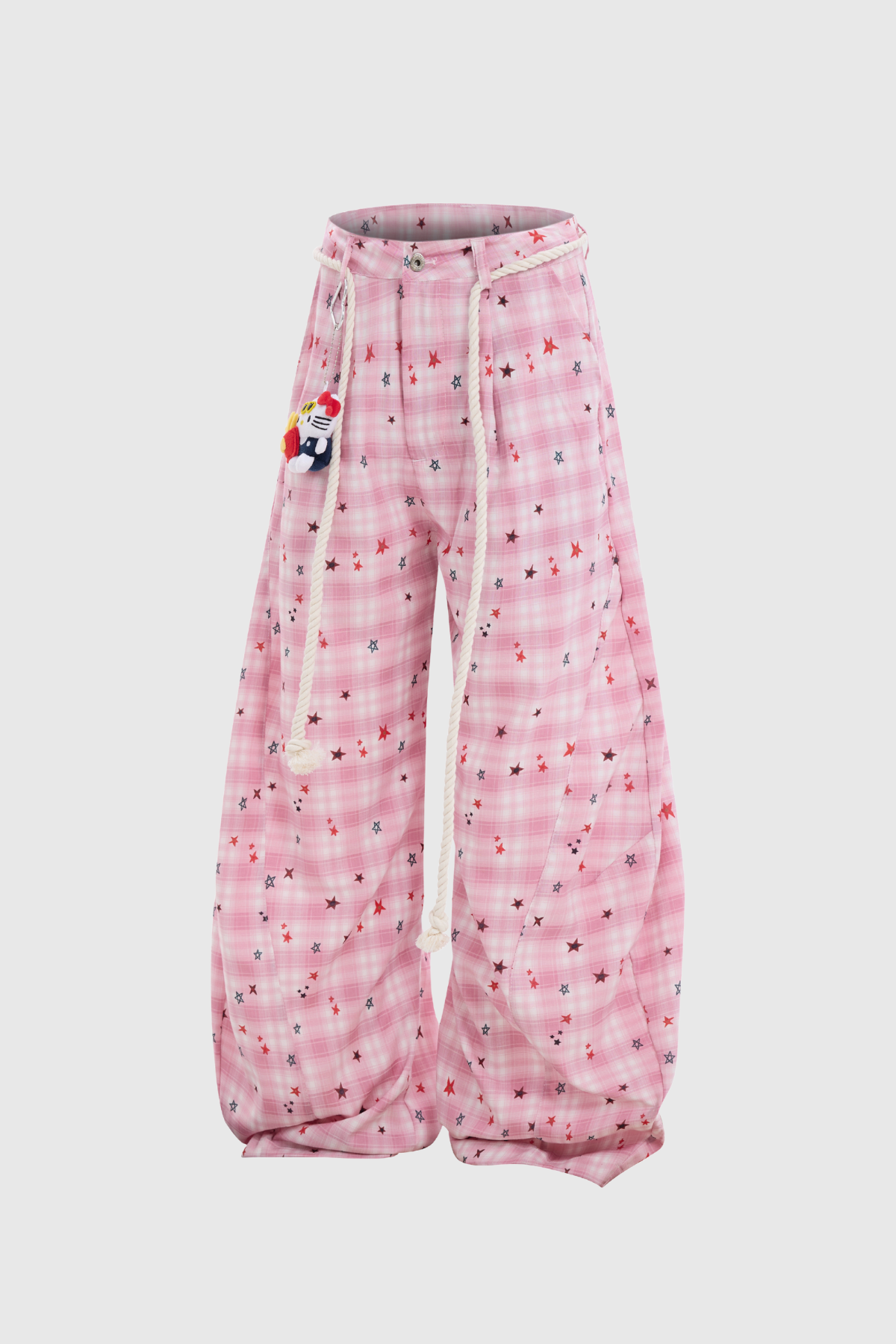 Botum Grid Star Jeans In Pink