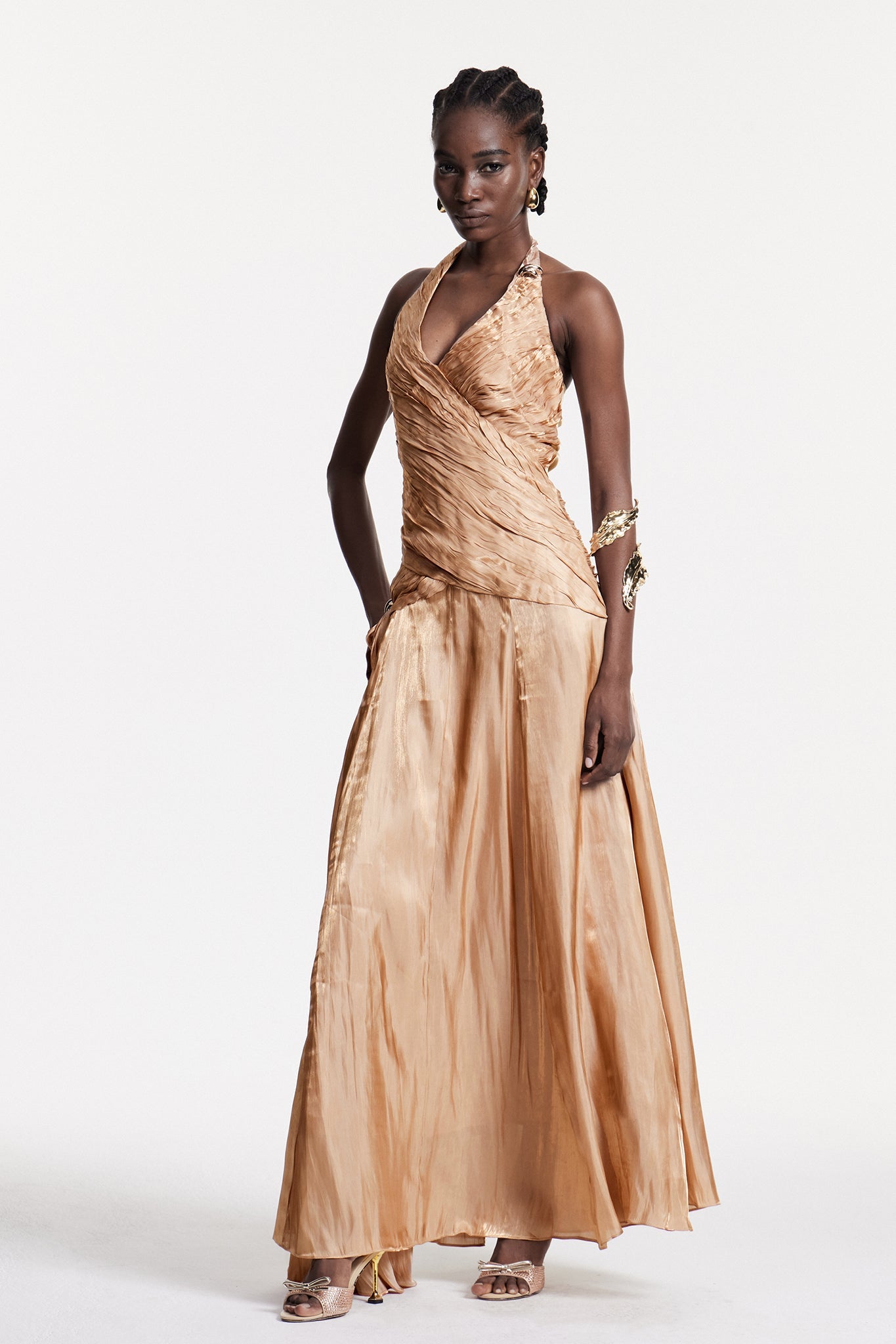 Boyce Ruch Plunge Maxi Dress