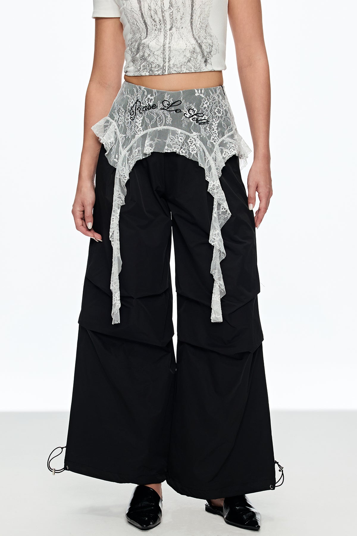 Caelina Lace Barrel Pants