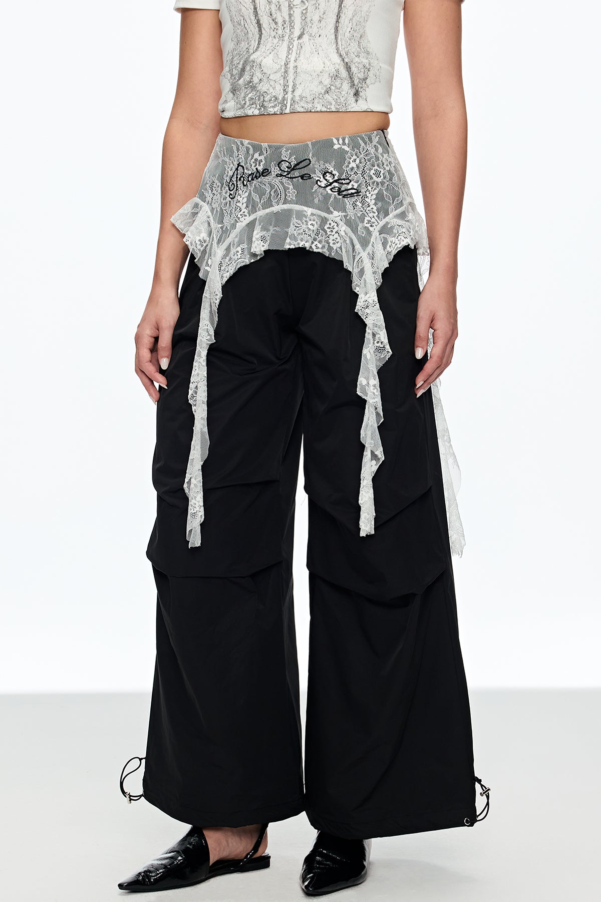 Caelina Lace Barrel Pants