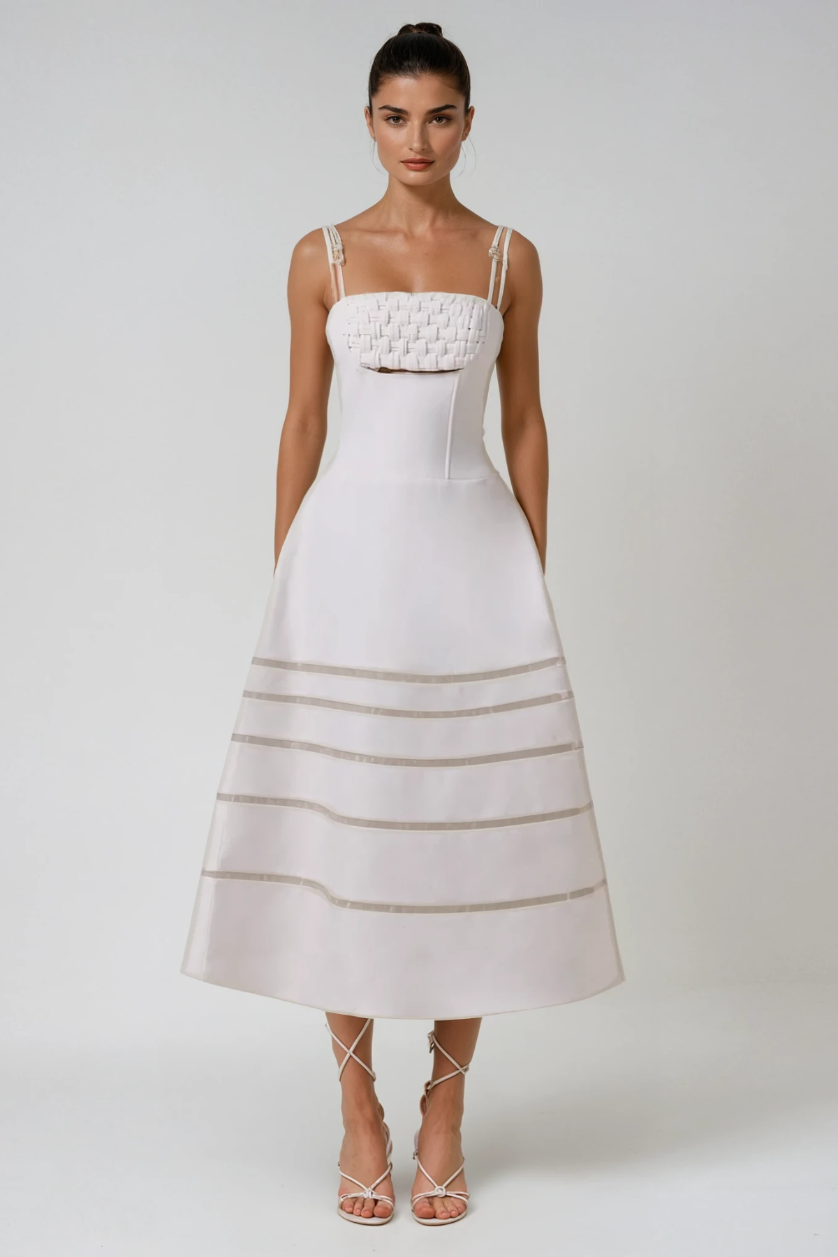 Caesar Shawl Cutout Maxi Dress