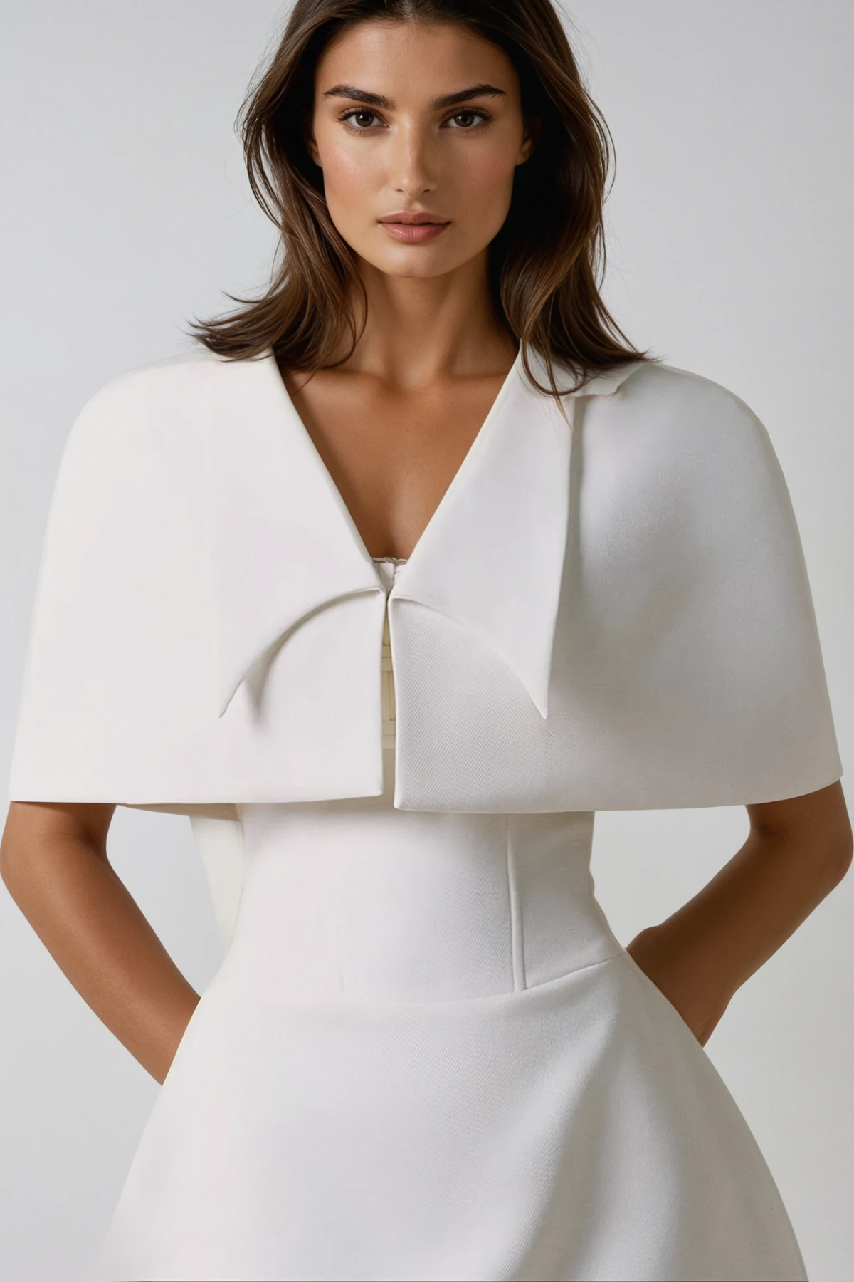 Caesar Shawl Cutout Maxi Dress