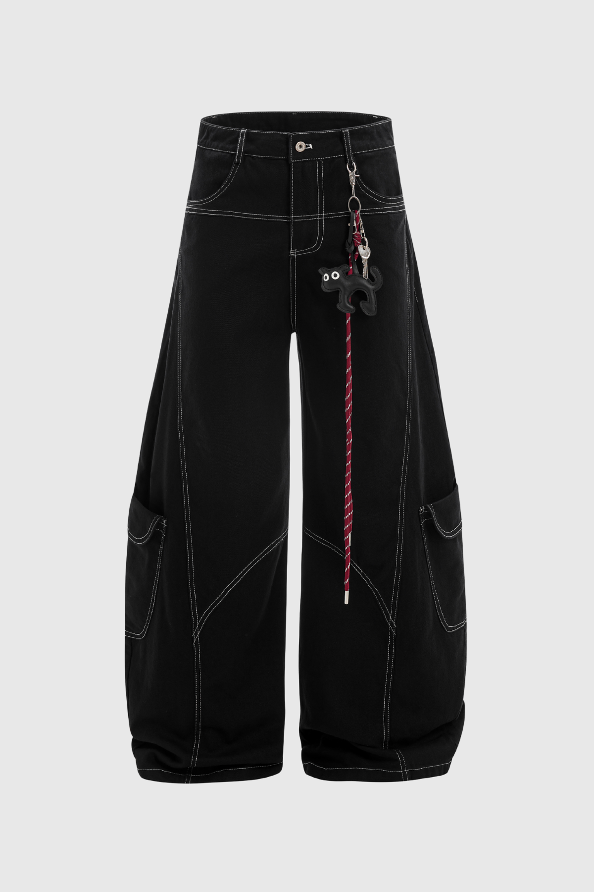 Camilo Baggy Jeans In Black