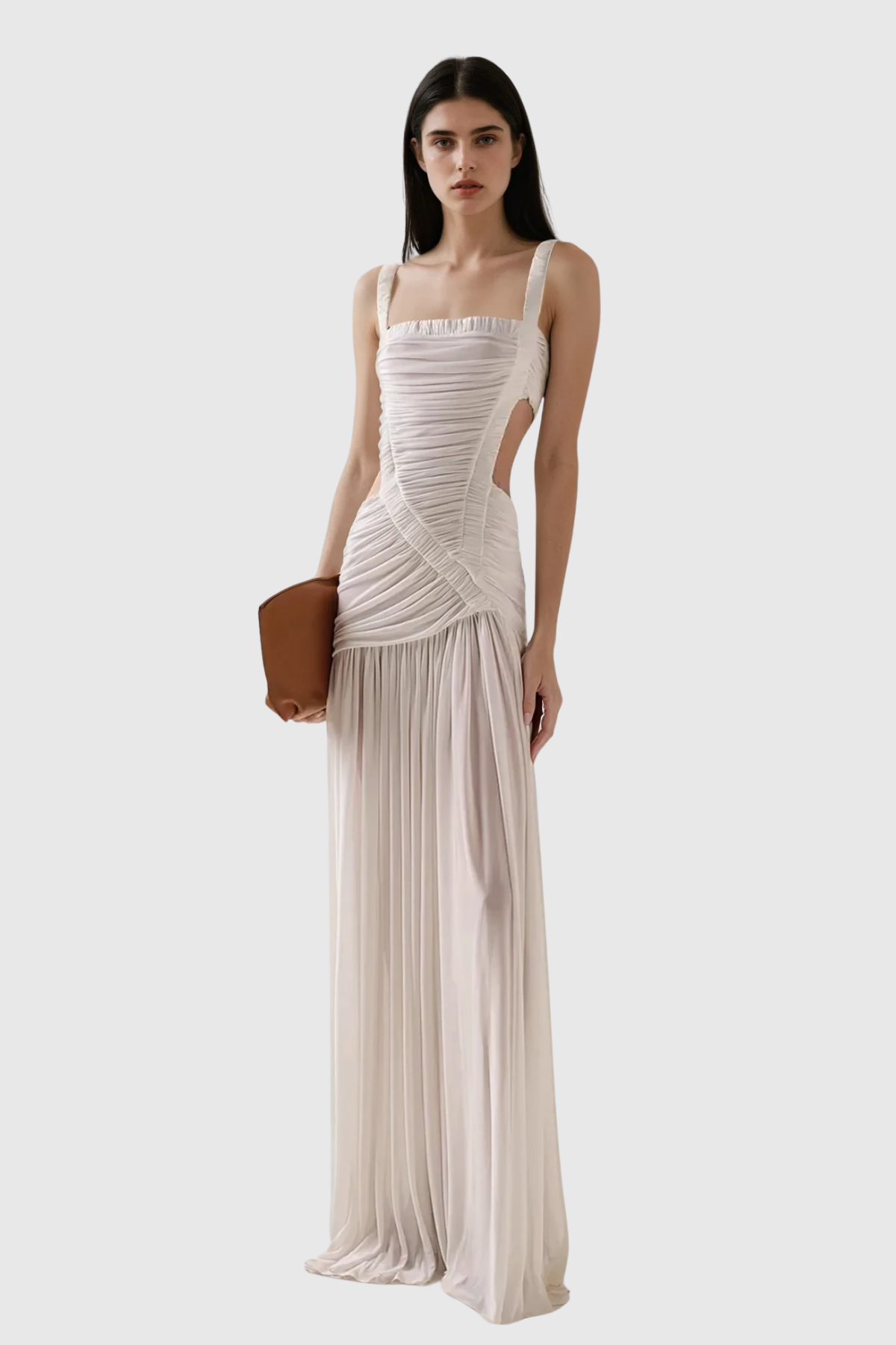 Candy Ruch Cutout Maxi Dress