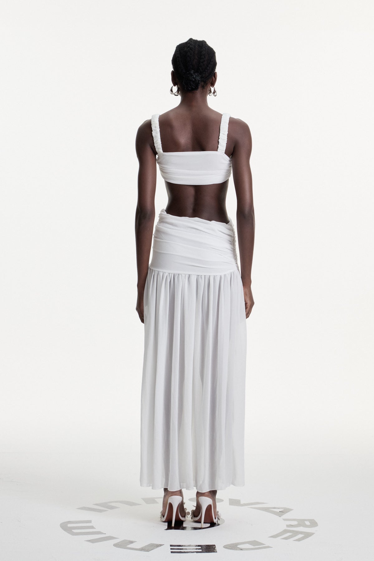 Candy Ruch Cutout Maxi Dress