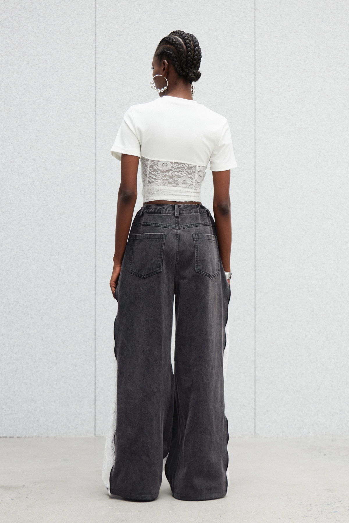 Caprina Deconstruct Lace Jeans